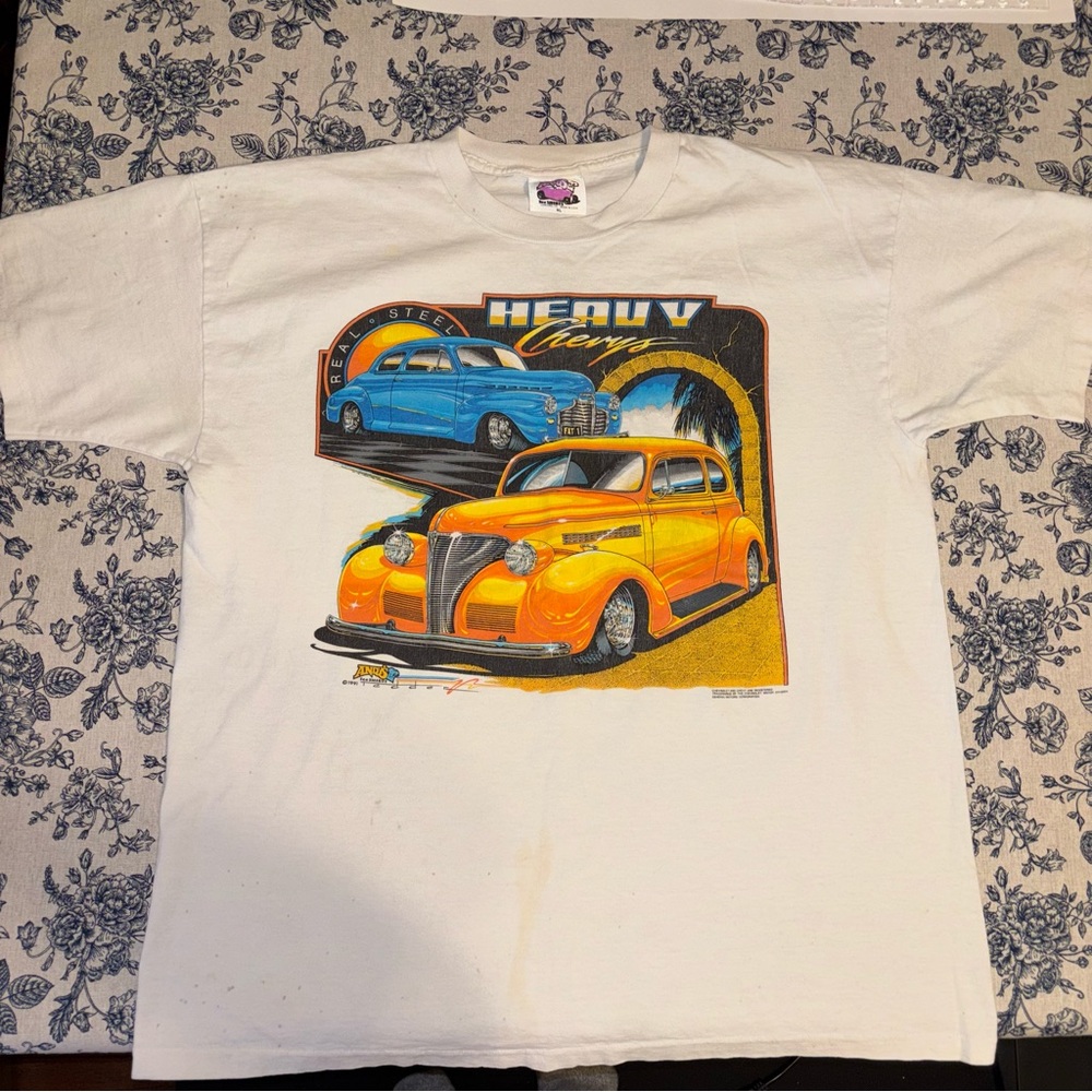 Chevy Automobile Andy’s Tee Shirt Size XL Vintage 1991 Concord California